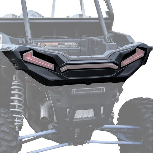 واجهة خلفية مدمجة لملحقات Polaris RZR XP 1000/ XP TURBO/TURBO S 2019-2023، غطاء مصد خلفي أسود لـ 2019-2023 RZR، استبدال #5457743-070 in Saudi Arabia