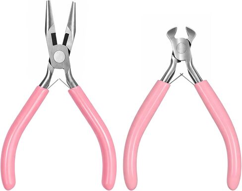 Zipper Repair Kit Tool, 2 Pack Zipper Pliers, Zippers Install Pliers, Needle-Nose Plier and End-Cutting Plier for Zippers Replacement, Fix, DIY Jewelry and Home Maintenance in Kuwait