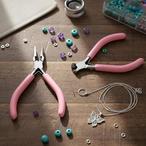 Zipper Repair Kit Tool, 2 Pack Zipper Pliers, Zippers Install Pliers, Needle-Nose Plier and End-Cutting Plier for Zippers Replacement, Fix, DIY Jewelry and Home Maintenance in Kuwait