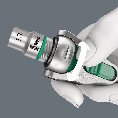 WERA - Zyklop 8000A Ratchet 1/4In Drive 152Mm Carded in Saudi Arabia