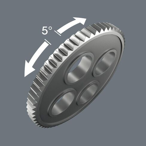 WERA - Zyklop 8000A Ratchet 1/4In Drive 152Mm Carded in Saudi Arabia