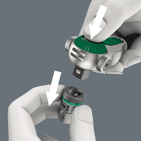 WERA - Zyklop 8000A Ratchet 1/4In Drive 152Mm Carded in Saudi Arabia