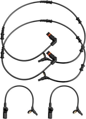 ABS Wheel Speed Sensor Front Rear Compatible with Mercedes-Benz GL320 ML320 ML350 ML450 R320 R350 GL550 ML500 ML550 ML63 R500 R63 2006 2007 2008 2009 2010 2011 2012, 1645400717 1645400917 in Saudi Arabia