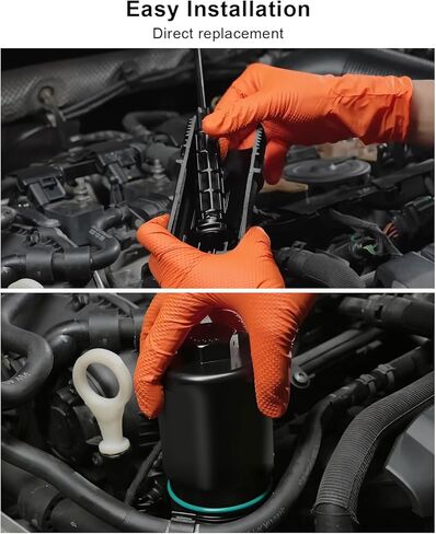فلتر زيت مناسب لسيارة AUDI A3 A4 Q5 TT 2.0L GAS TURBO VOLKSWAGEN BEETLE GTI 2.0L GAS TURBO استبدال 06L115678Q 06k115441B 06L115401B 06L115678T، مع قطعة اتصال in Kuwait