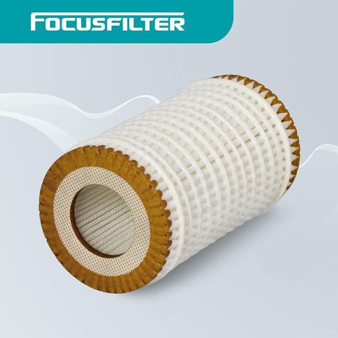 FOCUSFILTER HU718/5x OEM Grade Oil Filter, Compatible with Mercedes-Benz C230/C240/C320/C300 /E350/E320/C350/E500/G1450/SL500/CL500, Replaces 05102905AB, 05102905AA, A1121800009 in Kuwait