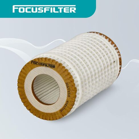 FOCUSFILTER HU718/5x OEM Grade Oil Filter, Compatible with Mercedes-Benz C230/C240/C320/C300 /E350/E320/C350/E500/G1450/SL500/CL500, Replaces 05102905AB, 05102905AA, A1121800009 in Kuwait