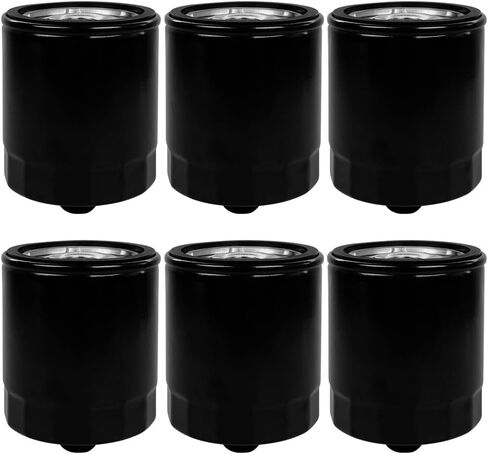 6PCS KN-171B Motorcycle Oil Filter Fit for Harley Davidson Motorcycles Road Glide 1998-2021 Fat Boy 2000-2021 Electra Glide 1999-2021, Replace KN171B in Kuwait
