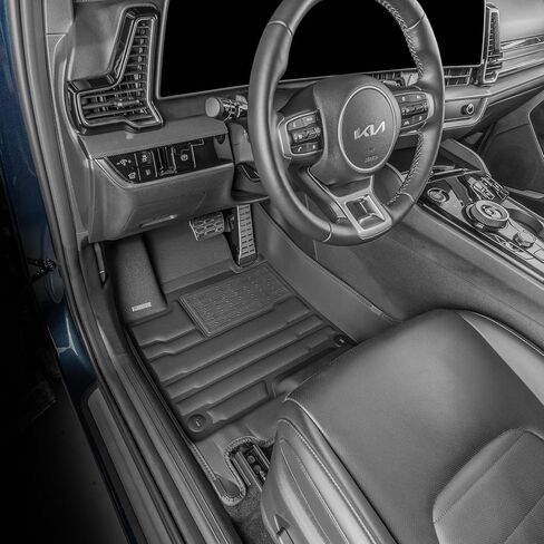 TuxMat for Kia Sportage Hybrid (2026) - Custom-fit | Ultimate Protection and Prestige Outperforms Other Mats | Maximum Coverage, Luxurious Design, All-Weather Protection | 1st & 2nd Rows in Kuwait