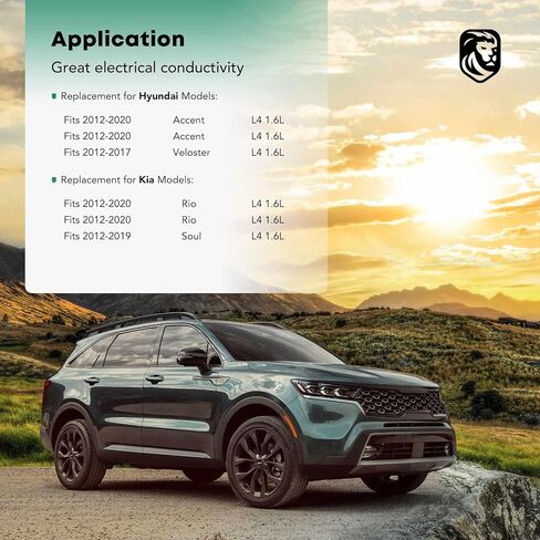استبدال ملف الإشعال YHTAUTO لشركة Hyundai Accent 2012-2020، Veloster 2012-2017، Kia Rio 2012-2020، Soul 2012-2019 1.6L L4 استبدال GN10634 in Saudi Arabia