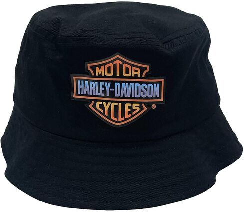 قبعة Harley-Davidson Little Boys' Bar & Shield بشعار Twill Bucket، باللون الأسود in Saudi Arabia