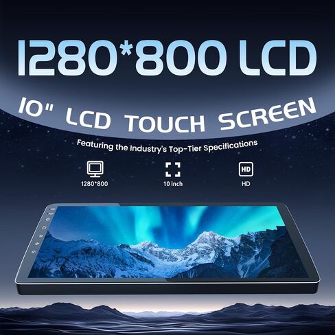 راديو السيارة لسيارة Toyota Camry 2015 2016 2017: 5GWi-Fi 10 بوصة 1280 * 800 شاشة لمس ستيريو للسيارة (2G+64G)، Carplay Android Auto، وحدة رأس كاميرا احتياطية 1080 بكسل، نظام تحديد المواقع بلوتوث FM RDS EQ DSP SWC in Kuwait