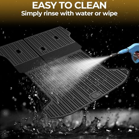 Cargo Mat for 2022-2026 Hyundai Tucson Hybrid, Full Coverage All Weather Trunk Cargo Liner with Backrest Protectors for Hyundai Tucson Accessories (Not fit PHEV) in Kuwait