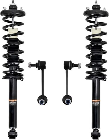 maXpeedingrods Rear Struts Sway Bars Kit for Honda Accord 2003-2007 & Acura TL 2004-2008, 171372 K90342 K90343 Direct Replacement Shock Absorber Struts Assembly with Coil Spring Sway Bar End Links in Saudi Arabia