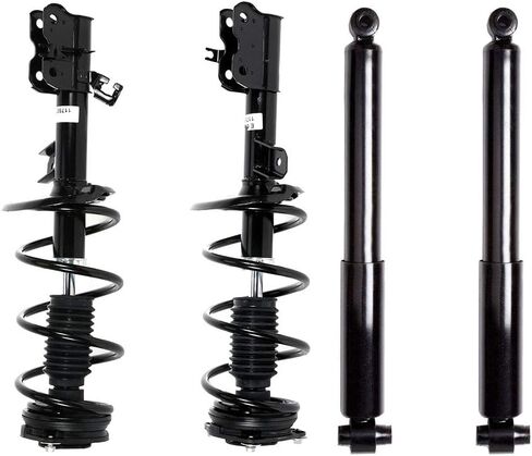 Front and Rear Complete Struts Shocks Assembly Replacement for Nissan for Rogue 2.5L 2008-2012 OE 11733 11734 349097 in Kuwait