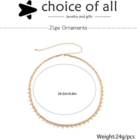 Waist Chain Layered Belly Waist Jewelry for Beach Bikini Adjustable Waist Belly Chain Summer Body Chain for Women Girls (4pcs silver heart) in Kuwait