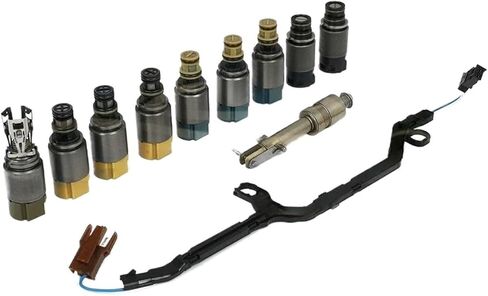 11 قطعة ZF6HP19 6HP26 6HP32 1068298043 OEM طقم الملف اللولبي ناقل الحركة مع بدلة تسخير متوافقة مع BMW متوافق مع جاكوار in Kuwait