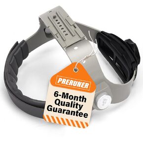 Welding Helmet Headgear | Welding Hood Headgear Replacement | Fibre Metal Headgear-100% Aluminum Fasteners | Adjustable Ratcheting Dial & Cushioned Pad | Fits Sugar Scoop, Pipeliner Welding Hoods in Kuwait