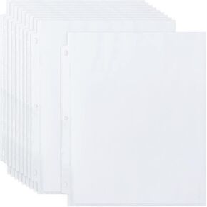 Clear Sheet Protectors for 3 Ring Binder, 300 Pack Clear Page Protectors, Top Loading Paper Protector, Plastic Sleeves for Documents and Photos, 8.5 x 11 inches, Letter Size in Kuwait