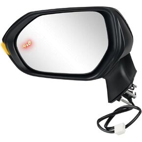 Passenger side rear View Mirror Assembly compatible with Toyota Corolla 2020-2025 left side Door Mirror replace 8794012G00 TO1320394 6 pins Power adjustable Heated Manual folding Heated in Kuwait