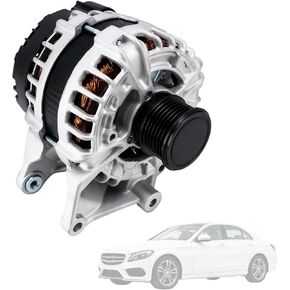 A0009067703 Alternator Compatible with Mercedes Benz W205 C300 2015-2018, GLC300 2016-2019, GLC350e 2020, 190A 12V Automotive Replacement Alternators 0125812011 0125812058 6 Groove Pulley in Kuwait