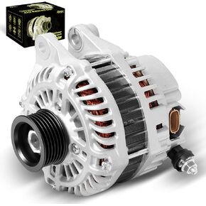 Oktiger 110A Upgraded Alternator for Mazda 3 i 2012 2013, Fit for Mazda 3 i 2012-2013, Replacement Stable Output Alternator, L4 12V 110A Clockwise 6-Groove Pulley, OE A002TJ1591 11635N in Kuwait