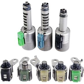 8pcs Transmission Solenoids Set Compatible For Volvo XC90 S60 S80 V50 AW55-50SN AW55-51SN AF33-5 AW235 RE5F22A in Kuwait