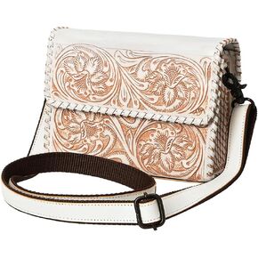 American Darling Crossbody Beautifully Hand Tooled Genuine Leather Women Bag Western Handbag Purse in Kuwait