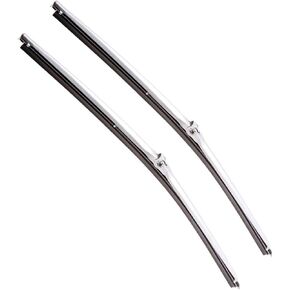 شفرة ممسحة الزجاج الأمامي لسيارة شيفروليه بيل إير، شيفيل، كورفيت، إمبالا 1968 1969 لكرايسلر 300 1957 1958 1959 1960 1961 1962 1963 1964 1965 1966 1967 1968 1969 2 قطعة in Kuwait