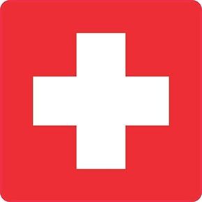 StickerTalk Cross Medical Symbol Vinyl Sticker, 5 inches by 5 inches in Kuwait