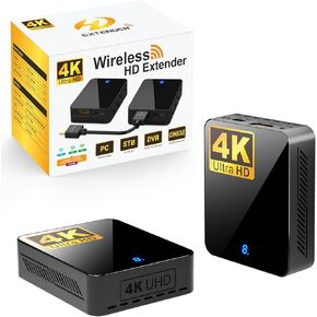 Wireless HDMI Transmitter and Receiver, Support 2.4/5G, Stream from PC, Netflix, PS5 to Projector, TV, etc, 100ft/30m 1080P@ 60Hz in Kuwait