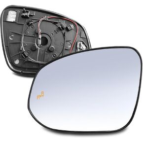 Driver Left Side Mirror Glass - Compatible with Toyota Vehicles - RAV4 2013-2024, Tacoma 2016-2023, 4runner 2014-2024, with Heated/Blind Spot Detection, without Auto Dimming, Replace# 8796142E20 in Kuwait