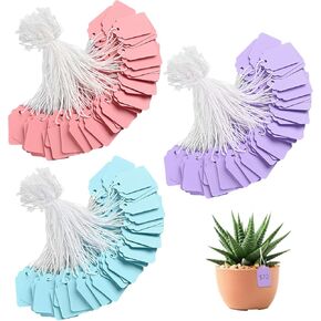 Price Tags with String - 300pcs Colored Blank Hanging Labels 2.2x3.5cm Small Sale Labels for All Occasions Pricing Marking in Kuwait