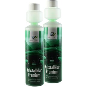 nextzett Kristall Klar Windshield Washer Fluid Concentrate 1:200 – Makes Over 13 Gallons – High-Performance, Smear-Free, Glare-Free Formula with Water Softeners–8.5 fl oz (No Freeze Protection),2 Pack in Kuwait