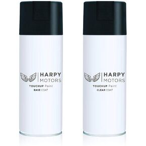 Harpy Motors 12oz Aerosol Spray Paint Kit Compatible with 2002-2018 Jeep Grand Cherokee PXR Brilliant Black Pearl -Color Match Guaranteed in Kuwait