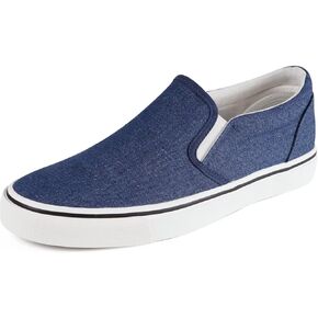 Mens Classic Slip on Canvas Shoes Casual Loafers Fashion Sneakers in Kuwait