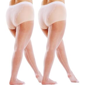 LUCKELF جوارب طويلة شفافة للنساء 2 أزواج جوارب طويلة كلاسيكية كلاسيكية ذات درزات خلفية 9+ ألوان جوارب طويلة فائقة النعومة والمتانة in Kuwait
