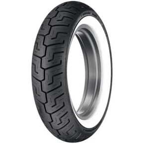 Dunlop D401 Rear Motorcycle Tire 150/80B-16 (71H) Wide White Wall for Harley-Davidson Softail Heritage Classic FLSTC 2004-2006 in Kuwait