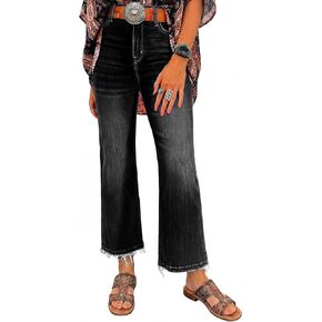 Women Wide Leg Jeans High Waisted Flare Jeans Baggy Straight Leg Ankle Denim Pants 2026 Trendy Casual with Pockets in Kuwait