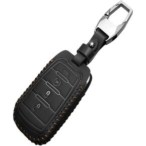 Leather Compatible with ram Key fob Cover for Dodge 2019 2025 RAM 1500 2500 3500 Accessories 4 Buttons Keychain in Kuwait