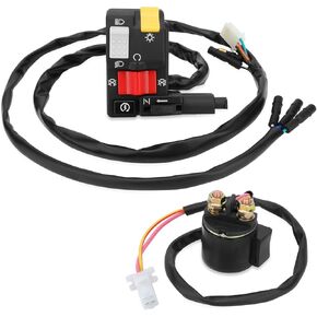 M MATI Handlebar & Starter Relay Switch for Honda FourTrax 300 2x4/4x4 TRX300/TRX300FW 1996-2000 35200-HM5-850 35020-HM5-A10 35850-HC4-000 in Kuwait