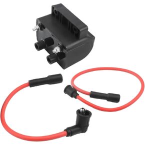 31614-83A 31996-86B 31986-86A Ignition Coil & Spark Plug Wire Cap Kit Compatible with Harley Sportster 1200 (1991-2003, Except XL1200S) & Sportster 883 XLH883/XL883 (1991-2003) in Kuwait