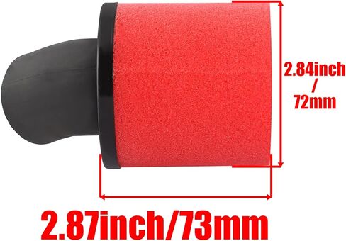 1.1inch 28mm Angled Filter for 50cc - 90cc 110cc 125cc 150cc GY6 Engine Motorcycle ATV Quad Scooter Go Kart Mini Moto Pocket Pit Dirt Racing Super Bike XR50 Kawasaki Suzuki Yamaha 27mm 29mm in Saudi Arabia