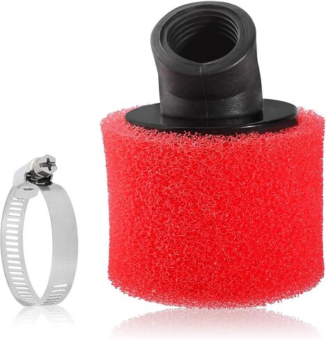 1.1inch 28mm Angled Filter for 50cc - 90cc 110cc 125cc 150cc GY6 Engine Motorcycle ATV Quad Scooter Go Kart Mini Moto Pocket Pit Dirt Racing Super Bike XR50 Kawasaki Suzuki Yamaha 27mm 29mm in Saudi Arabia