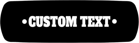 Kustom Cycle Parts Custom Text Air Cleaner Cover Insert. Replaces Stock Harley Davidson Ventilator M8 / 114 Air Insert. in Saudi Arabia