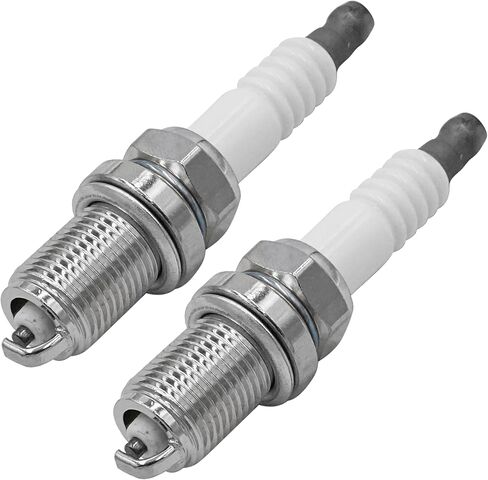 Caltric Copper Plus Spark Plug Compatible with John Deere E100 E120 E130 E140 E160 E170 E180 100 Series M78543 / Sabre 1846HV 1846HMS 1948GV 1948HV 2046HV 2048HV x2 in Saudi Arabia