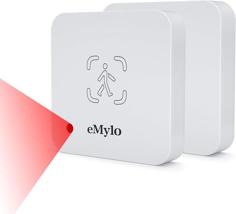 مستشعر التواجد البشري Emylo WiFi 2 حزم WiFi Mave Wave Confect Sensor في الوقت الفعلي في الوقت الحقيقي متوافق مع Tuya/Smart Life (2.4 GHz Wi-Fi مطلوب) in Kuwait