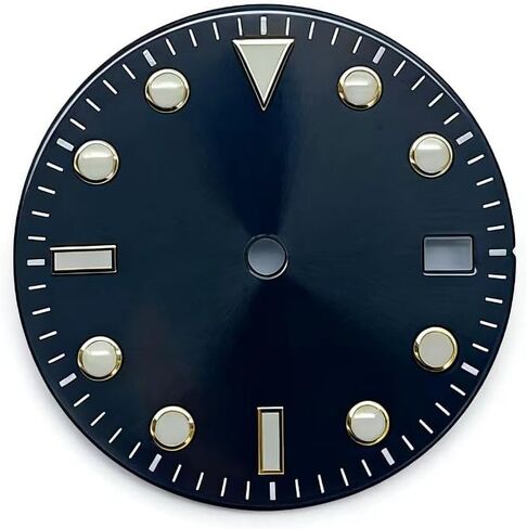 استبدال الإطار الأزرق Lume Pearl Dot Pip لـ رولكس طاقم الغواصة 116610 114060 116619 in Kuwait