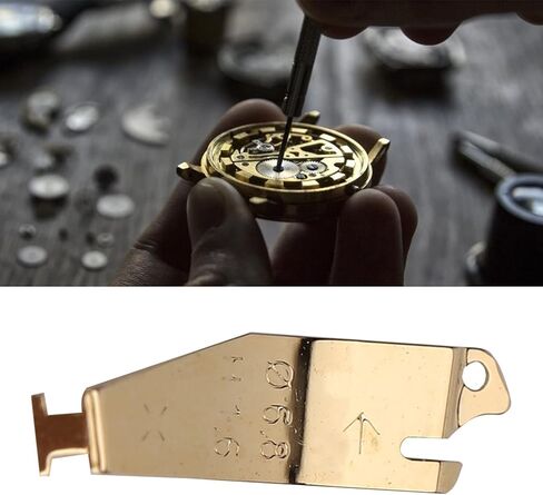 لوحة سلبية لحركة ساعة كوارتز، ملحقات إصلاح الساعات الاحترافية، قطع غيار من سبيكة ذهبية لصانعي الساعات والهواة، مقاس 9 مم in Kuwait