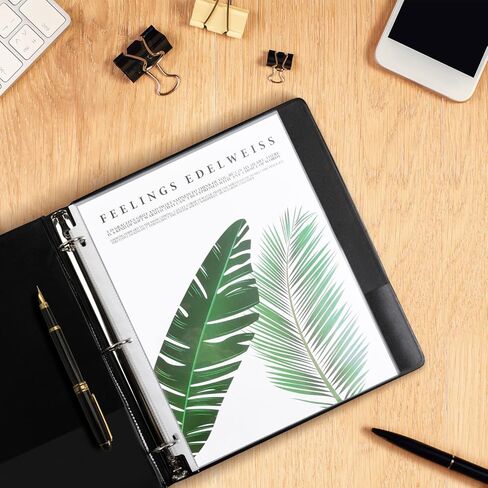 Clear Sheet Protectors for 3 Ring Binder, 300 Pack Clear Page Protectors, Top Loading Paper Protector, Plastic Sleeves for Documents and Photos, 8.5 x 11 inches, Letter Size in Kuwait