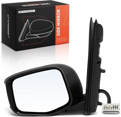 A-Premium Driver Side Power Door Mirror - Compatible with Honda Odyssey 2011 2012 2013 - Heated Manual Folding Black Outside Rear View Mirror w/Turn Signal - Replace# 76250TK8A31ZA in Saudi Arabia